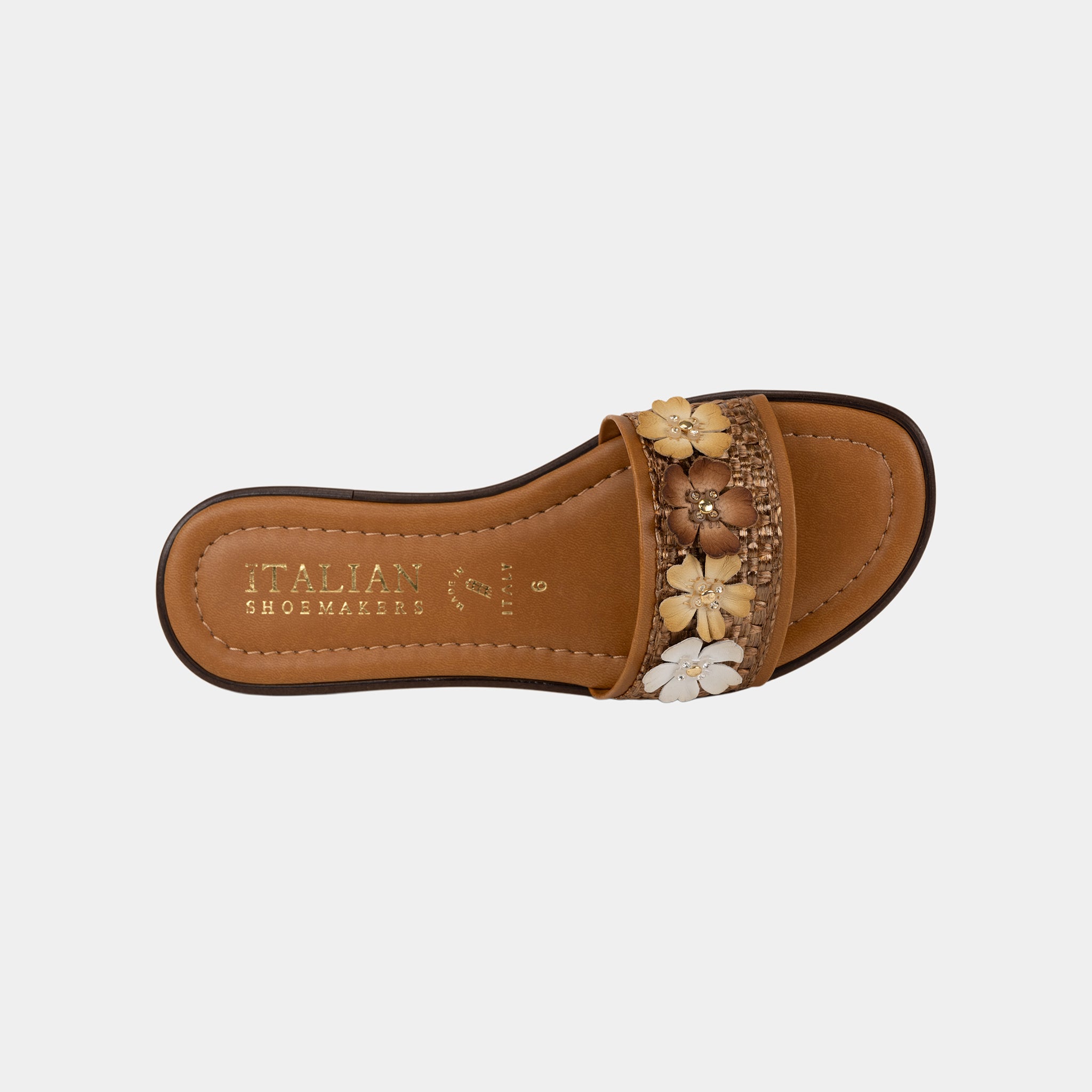 Atom Floral Slide Sandal