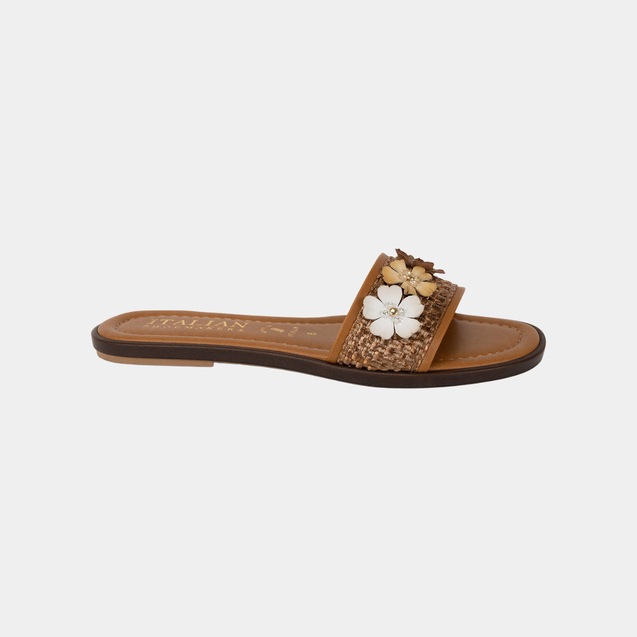 Atom Floral Slide Sandal
