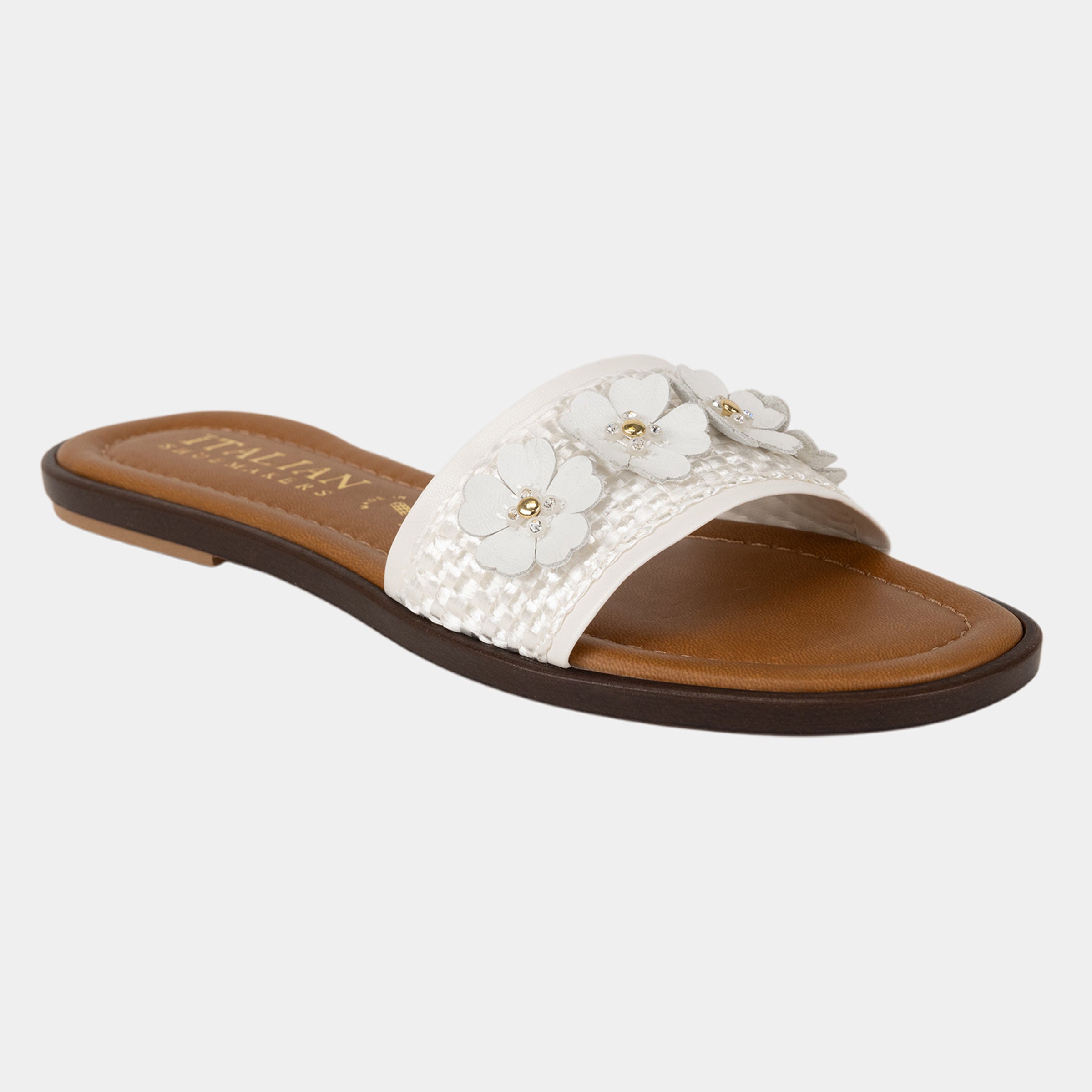 Atom Floral Slide Sandal